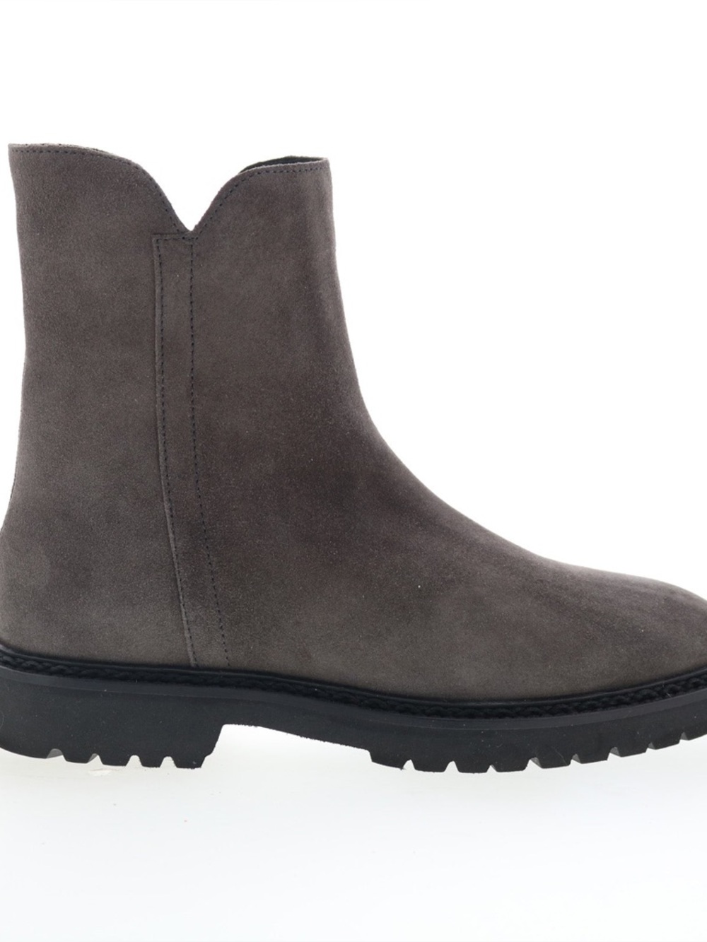 $400 Aquatalia Madelyn Waterproof Womens Gray Suede Ankle & Booties  size 5.5